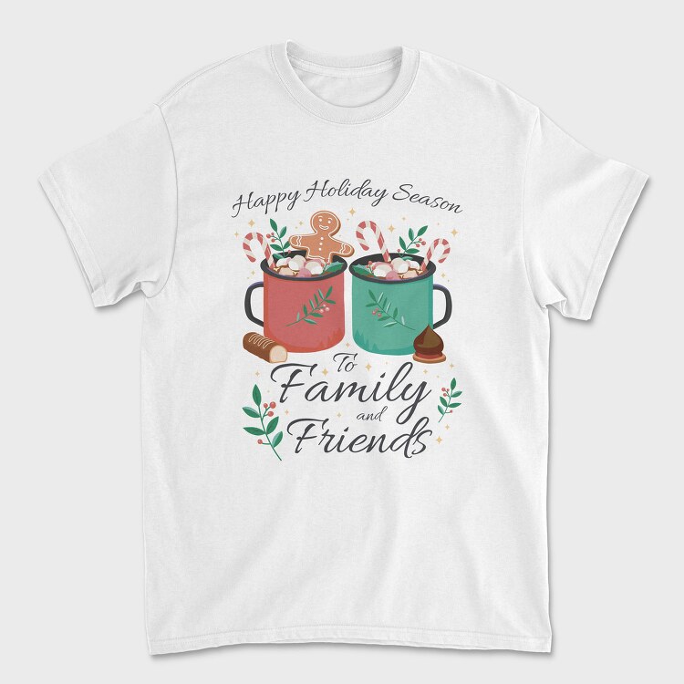 Hot Chocolate Holiday Season Drinks, Tricou Barbati (Unisex)