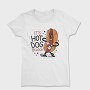 Hot Dog Cartoon Oclock, Tricou Femei