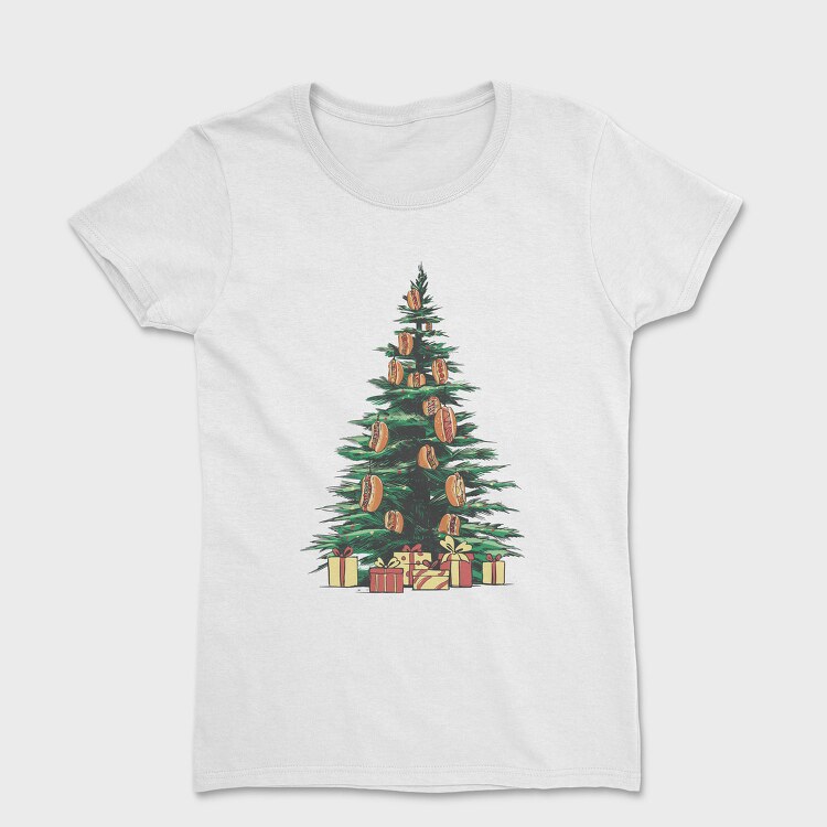 Hot Dog Christmas Tree, Tricou Femei