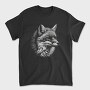 Wild Fox Monochromatic Portrait, Tricou Barbati (Unisex)