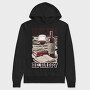 Wine And Books Happy Happiness, Hanorac Oversize Barbati (Unisex)