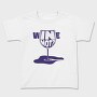 Wine Glass Funny Quote Mug, Tricou Copii