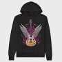 Winged Guitar Rock, Hanorac Oversize Barbati (Unisex)