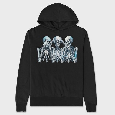 Wise Skeletons, Hanorac Oversize Barbati (Unisex)