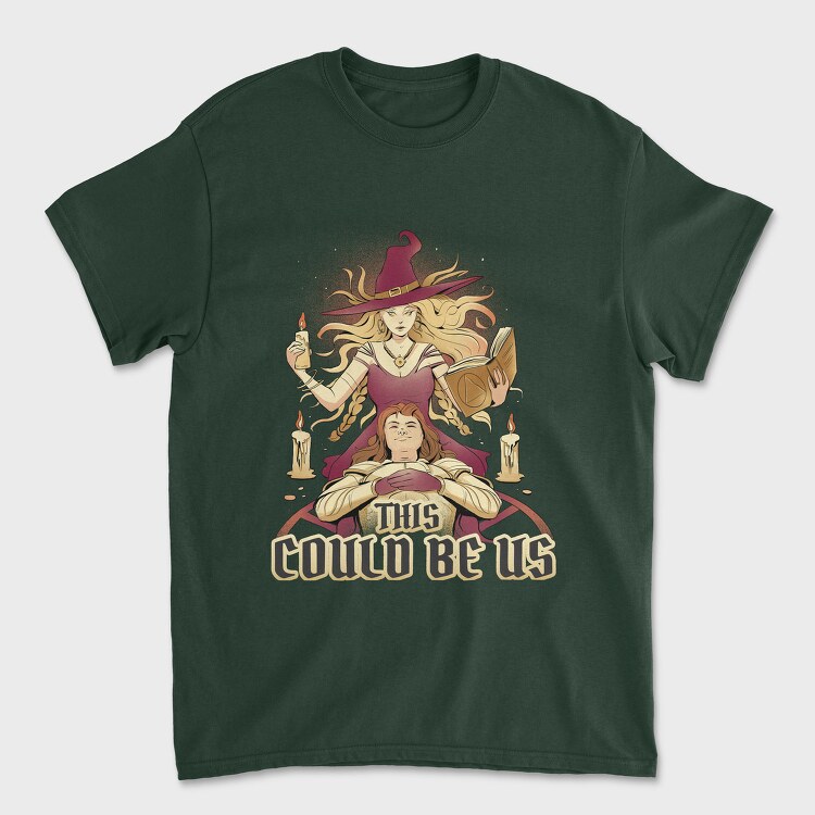 Witch Couple Ritual, Tricou Barbati (Unisex)