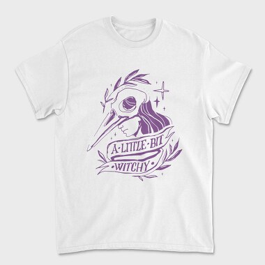 Witchy Quote Modern Witch A Little Bit Witchy Tote, Tricou Barbati (Unisex)