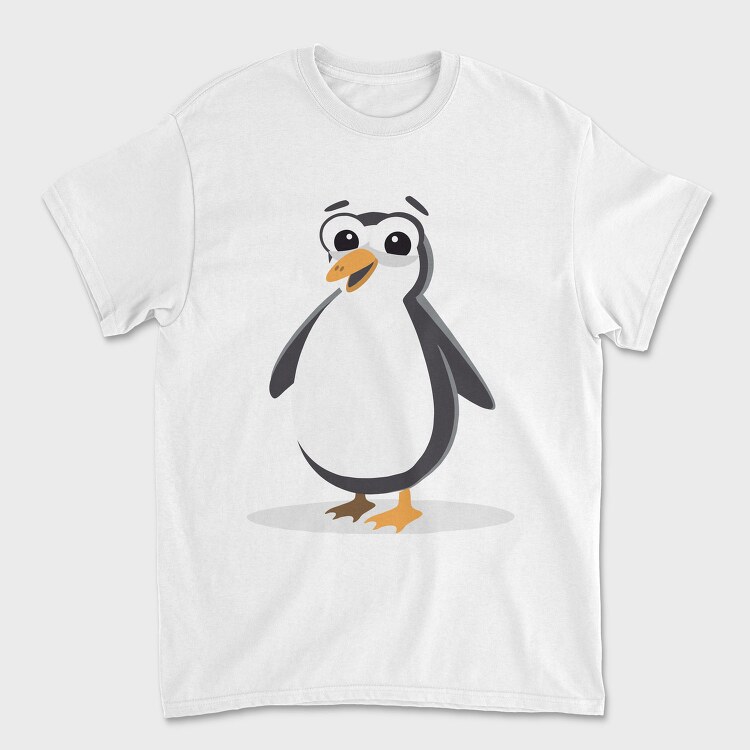 Penguin Smile, Tricou Barbati (Unisex)