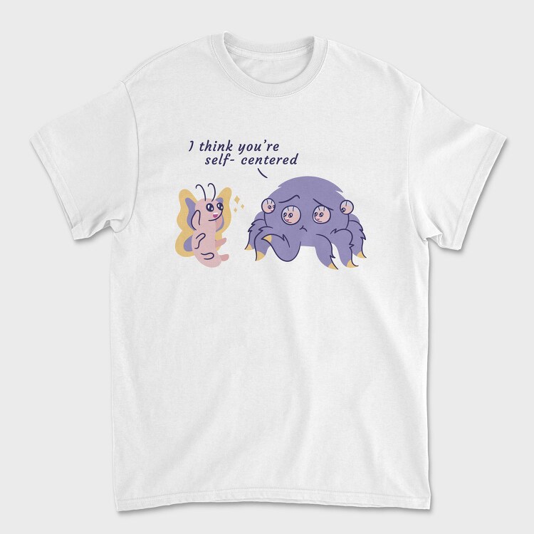 Self Centered Pun, Tricou Barbati (Unisex)