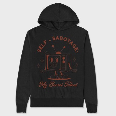 Self Sabotage Television, Hanorac Oversize Barbati (Unisex)