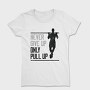 Silhouette Doing Calisthenics Only Pullup, Tricou Femei