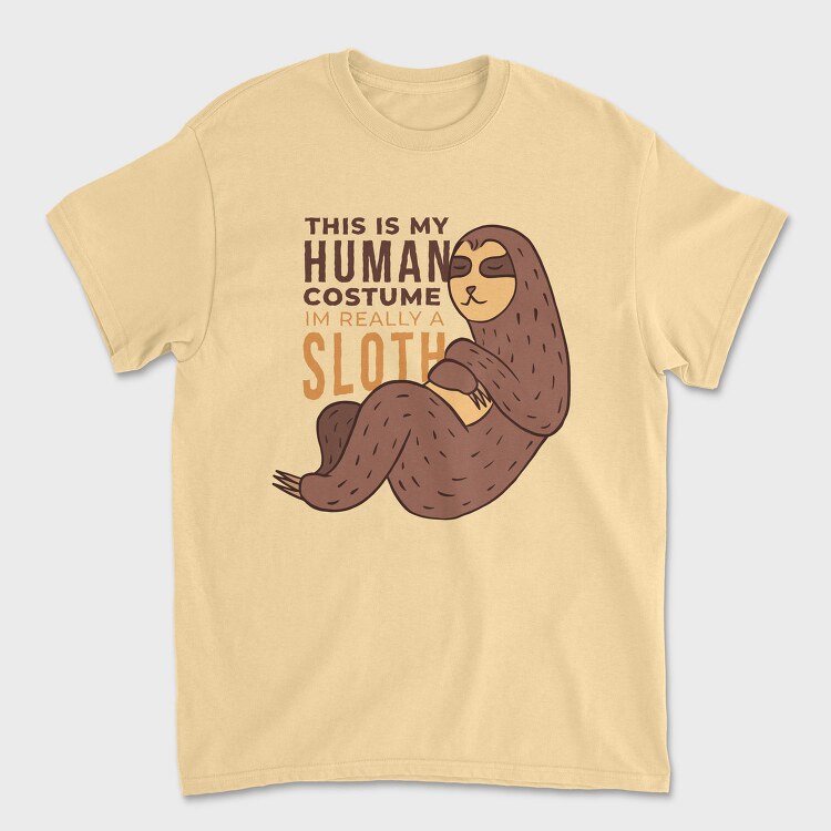 Human Sloth Quote Im A Sloth, Tricou Barbati (Unisex)