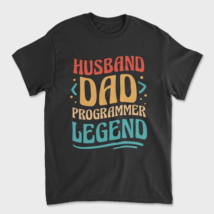 Husband Dad Programmer, Tricou Barbati (Unisex)
