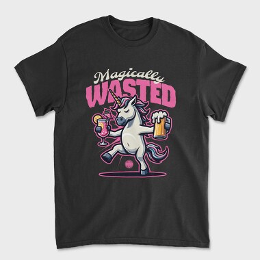 Magically Wasted Unicorn, Tricou Barbati (Unisex)