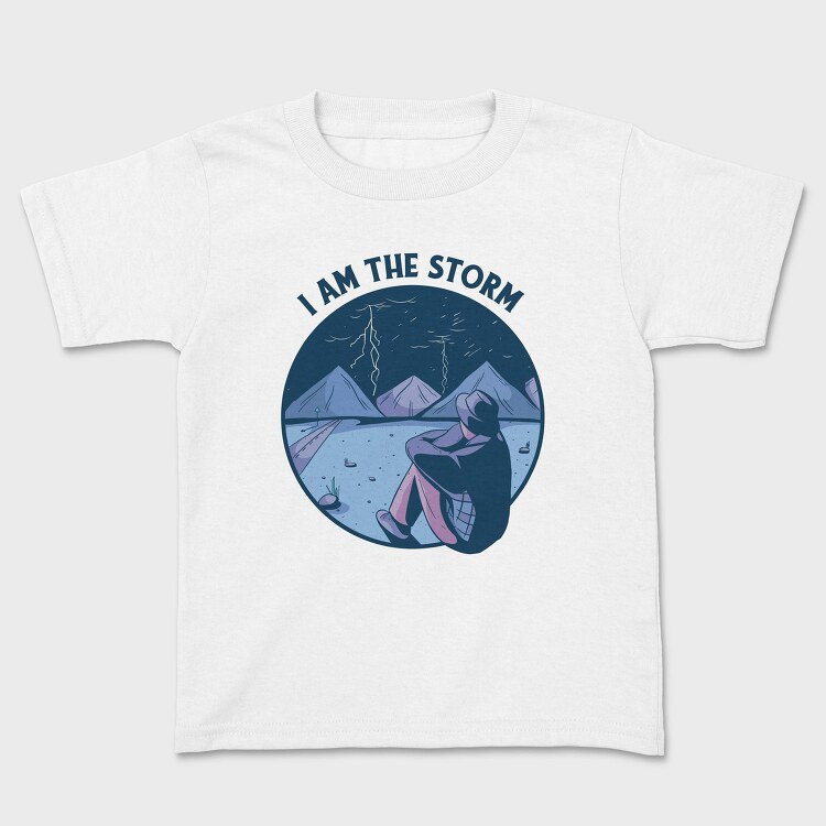 Man In Storm Nature I Am The Storm, Tricou Copii