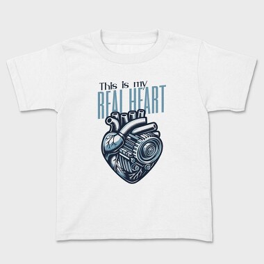 Mechanical Heart Anatomy Real Heart, Tricou Copii