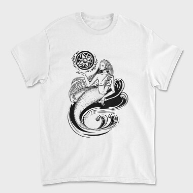 Mermaid Dark Art Nouveau 01, Tricou Barbati (Unisex)