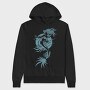 Mermaid Graphic, Hanorac Oversize Barbati (Unisex)