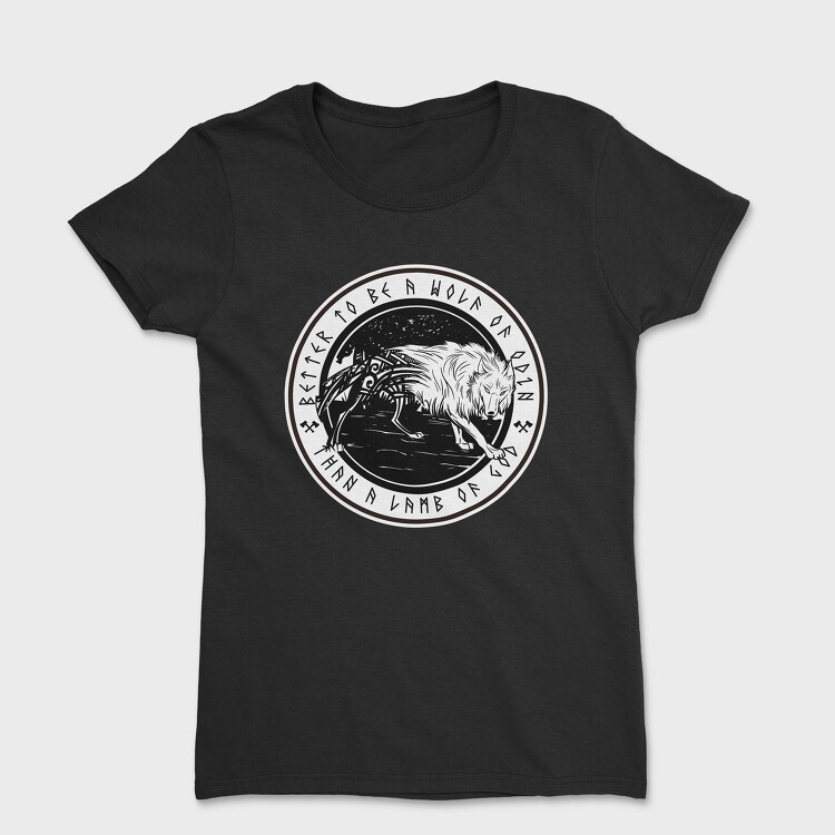 Wolf Of Odin Fenrir, Tricou Femei