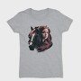 Woman And Horse Animal Girl, Tricou Femei