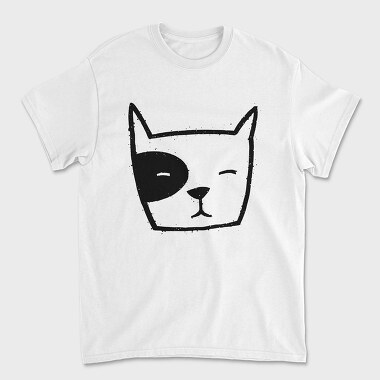 Simple Dog Face, Tricou Barbati (Unisex)