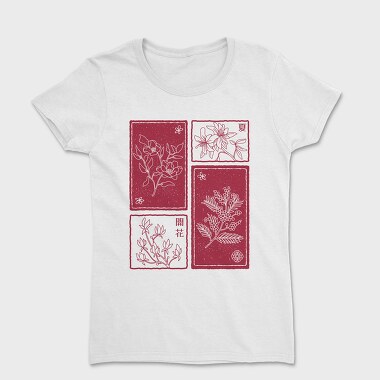 Simple Sakura Flowers 06, Tricou Femei