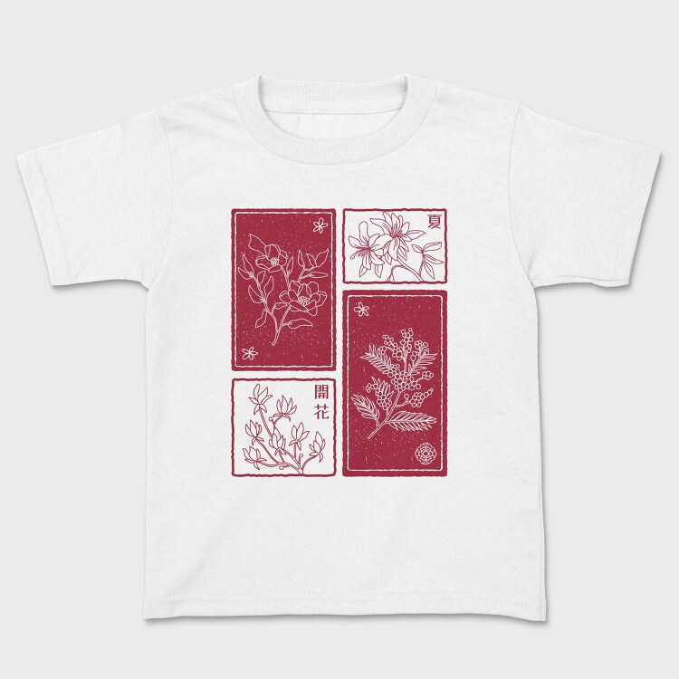 Simple Sakura Flowers 06, Tricou Copii