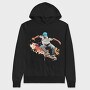 Skateboarding Skater Art, Hanorac Oversize Barbati (Unisex)