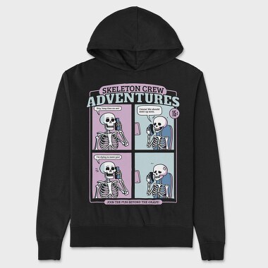Skeleton Crew Adventures, Hanorac Oversize Barbati (Unisex)