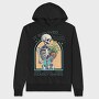 Skeleton Gardener Humor It Survived, Hanorac Oversize Barbati (Unisex)