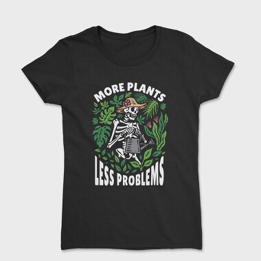 Skeleton Watering House Plants, Tricou Femei