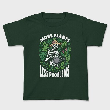 Skeleton Watering House Plants, Tricou Copii
