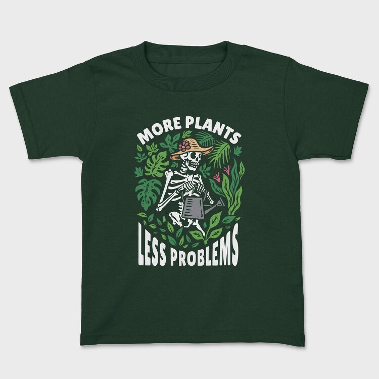Skeleton Watering House Plants, Tricou Copii
