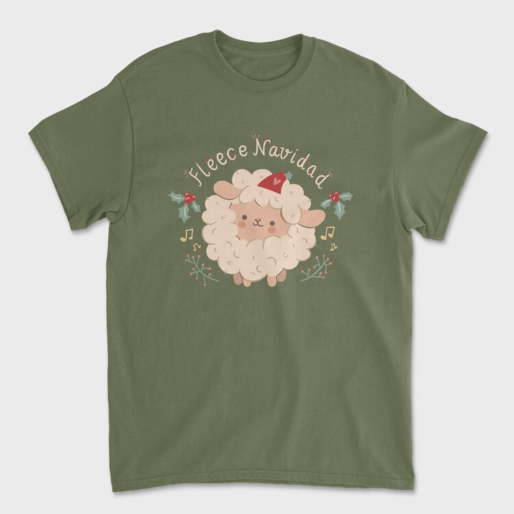 Merry Christmas Cute Sheep 1, Tricou Barbati (Unisex)
