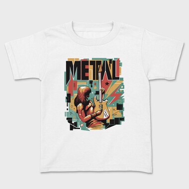 Metal Musician Abstract Music 05, Tricou Copii