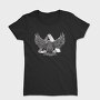 Monochrome Eagle Bird Flight, Tricou Femei