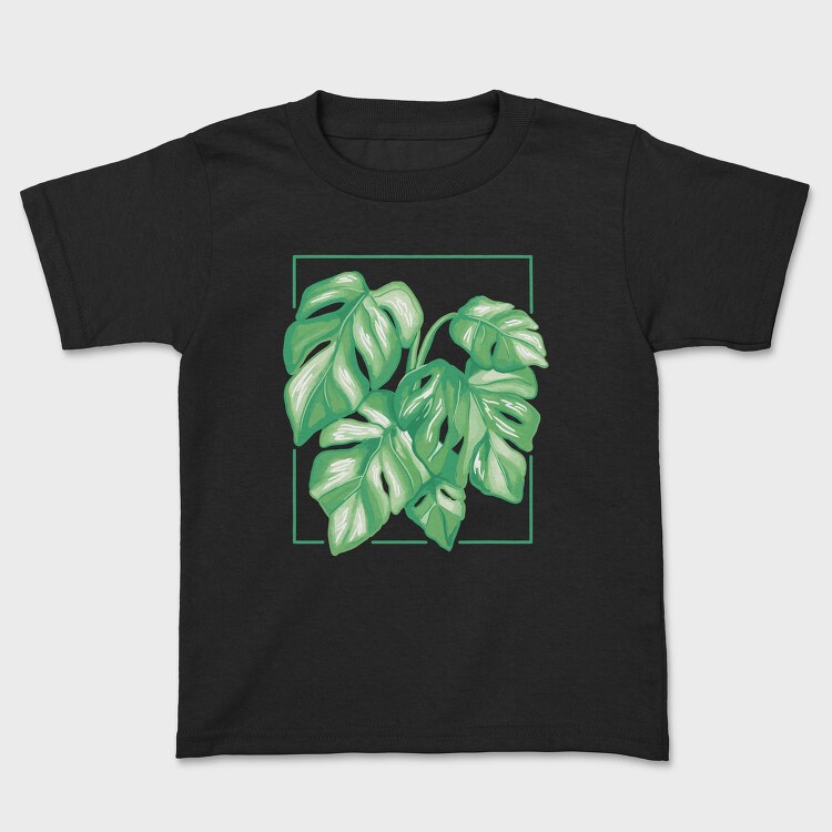 Monstera Variegata Plant, Tricou Copii