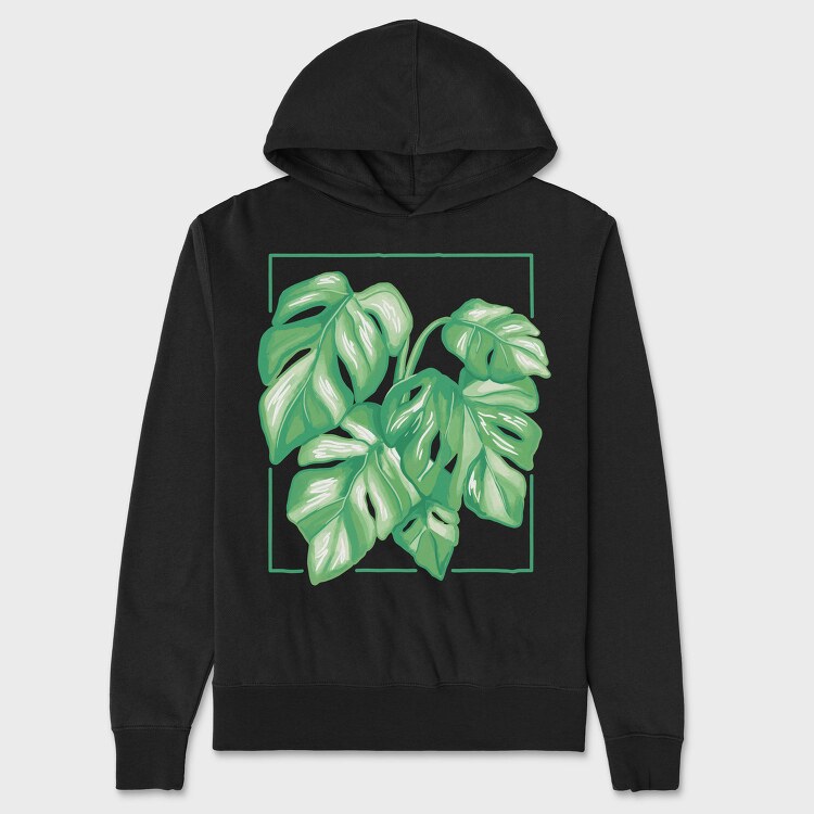 Monstera Variegata Plant, Hanorac Oversize Barbati (Unisex)