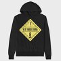 Mood Swing Warning Ironic Signs Next Mood Swing, Hanorac Oversize Barbati (Unisex)