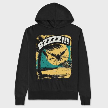 Mosquito Sunset Japanese Monster, Hanorac Oversize Barbati (Unisex)