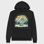 Motivational Camping Quote, Hanorac Oversize Barbati (Unisex)