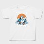 Skiing Penguin Sky, Tricou Copii