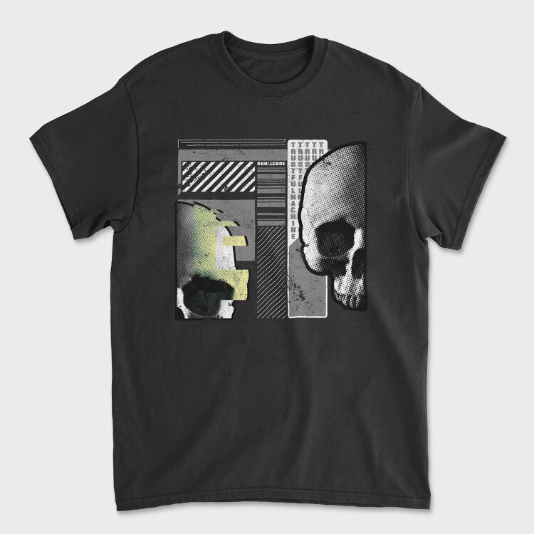Skull Code Tote, Tricou Barbati (Unisex)