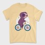 Sloth Animal Riding Bicycle Bike, Tricou Barbati (Unisex)