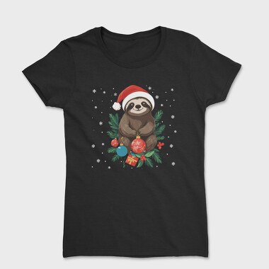 Sloth Christmas Tote, Tricou Femei
