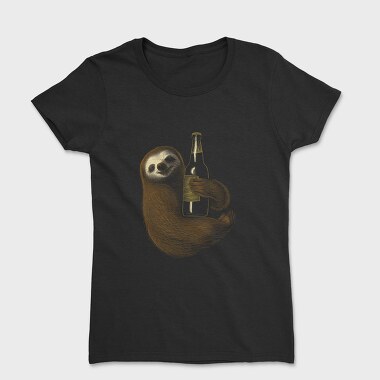 Sloth Hugging Beer, Tricou Femei