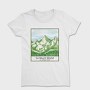 Mountain And Pine Trees Landscape Quote, Tricou Femei