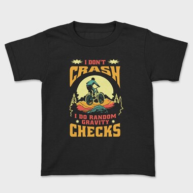 Mountain Bike Quote Illustration, Tricou Copii