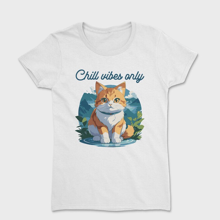Mountain Cat Chill, Tricou Femei