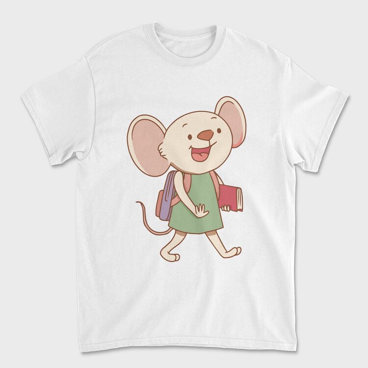 Mouse School Buddy, Tricou Barbati (Unisex)