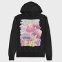 Mushrooms Psychedelic Nature, Hanorac Oversize Barbati (Unisex)